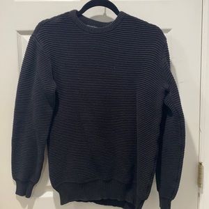 Black knit sweater